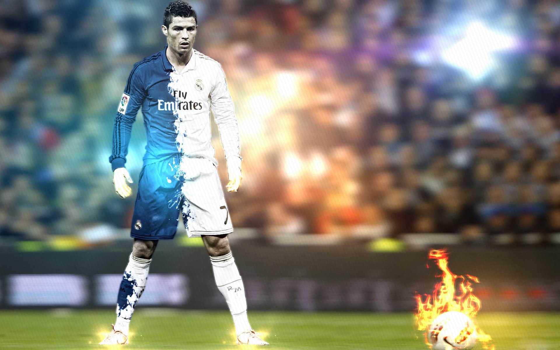 大屏幕上的祝福和呼喊，欧冠夜晚的感人瞬间，欧冠段子